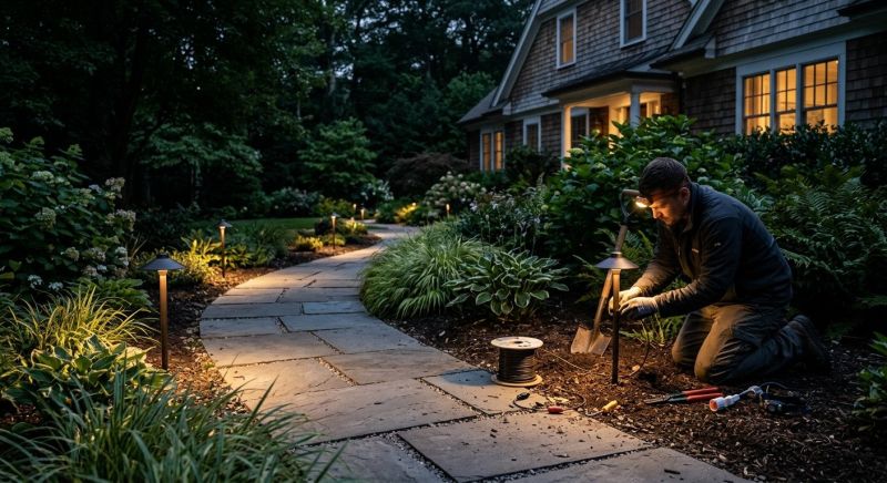 Landscape Lighting Installation in Kansas City, MO