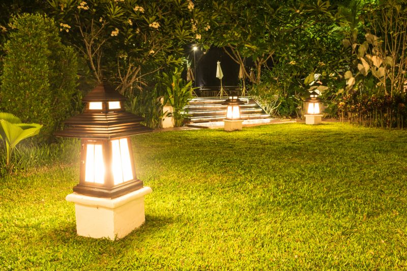 Path Lights in Garden Settings
