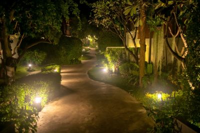 Landscape Enhancement with Path Lights